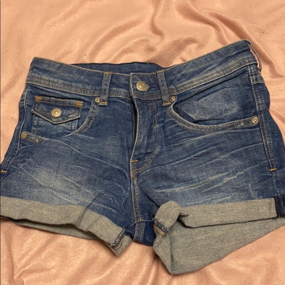 High waisted shorts